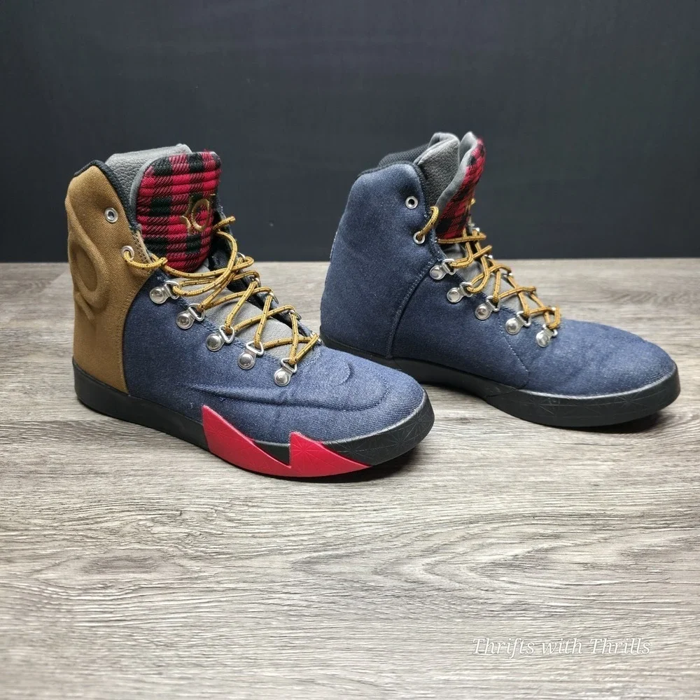 Nike KD VI (6) - Lifestyle QS‎ 621177-400 -  Denim/Ale Brown - Men's Size 8.5